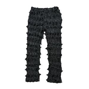 $1,400 spiked organza pleated pant